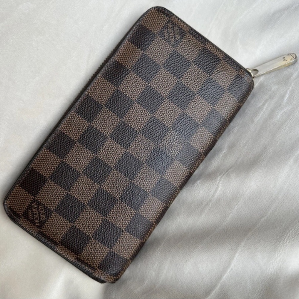 Louis Vuitton Damier Graphit Vertical Zipper Wallet Grey&Black (100% real) - Picture 2 of 13